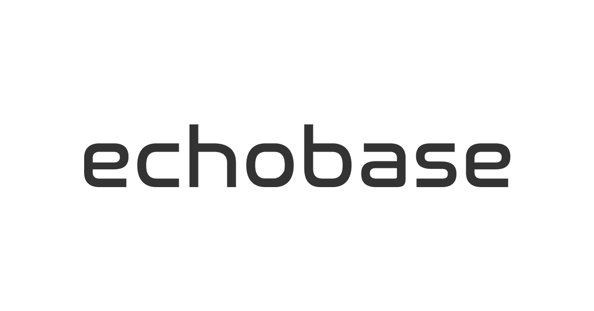 Echobase product imagery from the live site